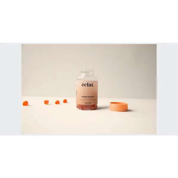 Eclat.  Multivitamin + Beauty Boost Gummies – Nahrungsergänzungsmittel-Vorteilsset (3er-Pack)