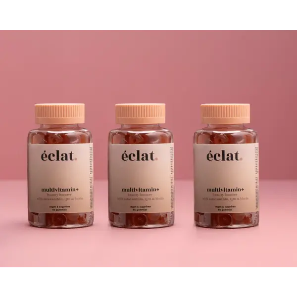Eclat.  Multivitamin + Beauty Boost Gummies – Nahrungsergänzungsmittel-Vorteilsset (3er-Pack)