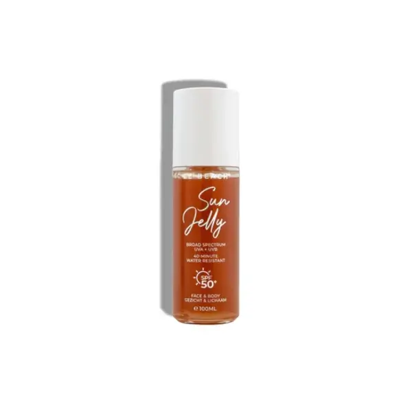 Le Beach Sunjelly SPF50+ zonnebrand voor gezicht en lichaam - niet vet, trekt snel in - een van Viva Donns's favorites 100ml