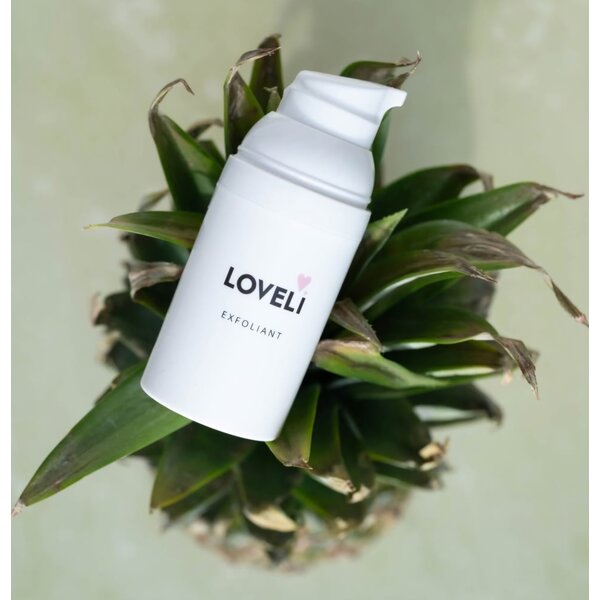 Loveli Peeling – mildes Peeling für eine schöne, glatte und strahlende Haut, 30 ml
