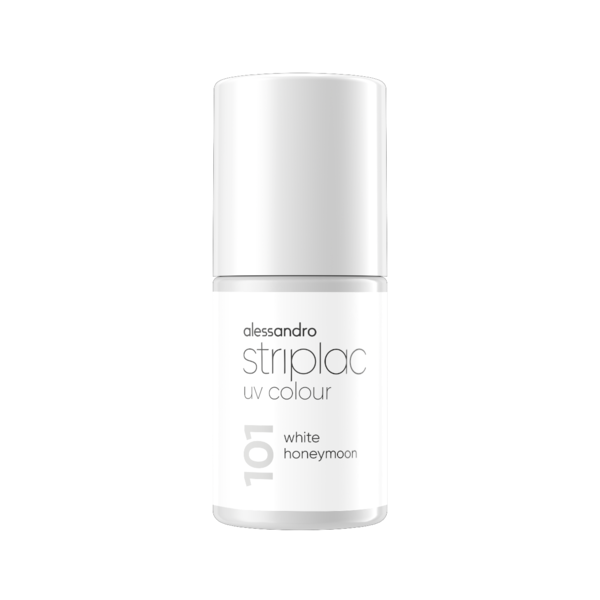 Alessandro Striplac  UV Colour 101 White Honeymoon witte  Nagellak 6.5ml