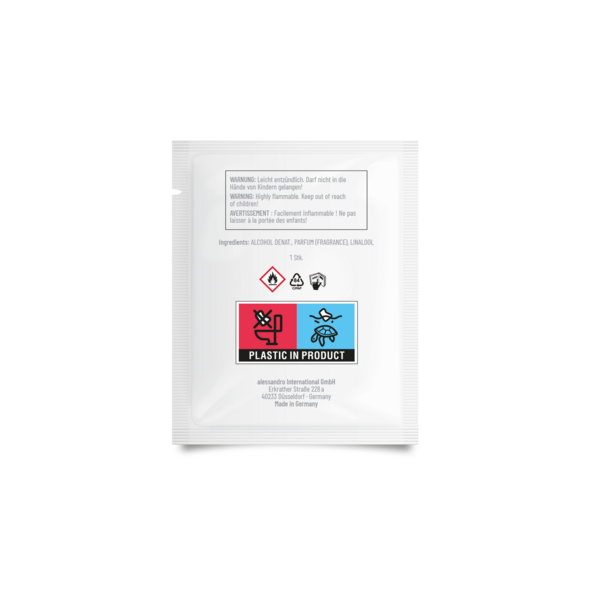 Alessandro Striplac Prep  & Shine Reinigingspads sachets 15 stuks