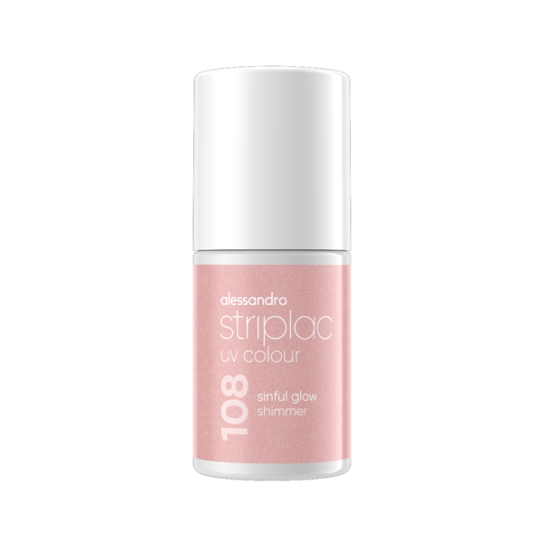 Alessandro Striplac UV Colour 108 Sinfull Glow Shimmer 6,5 ml