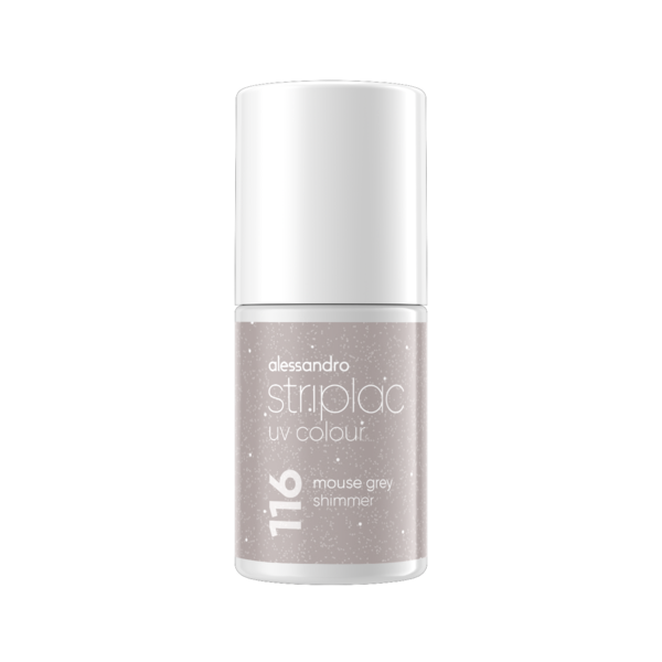 Alessandro Striplac UV Colour 116 Mouse Grey Shimmer 6,5 ml