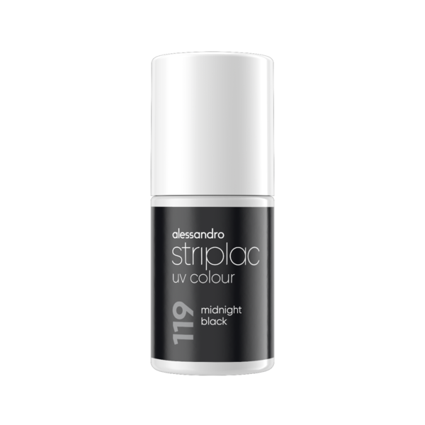 Alessandro Striplac UV Colour 119 Midnight Black 6.5ml