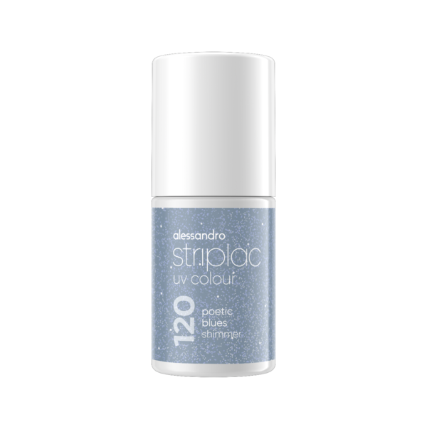 Alessandro Striplac UV Colour 120 Poetic Blues Shimmer 6,5 ml