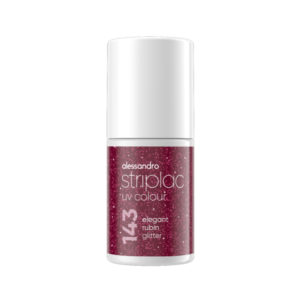 Alessandro Striplac UV Colour 143 Elegant Rubin Shimmer 6.5ml