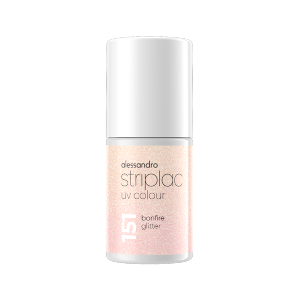 Alessandro Striplac UV Colour 151 Bonfire Glitter 6.5ml