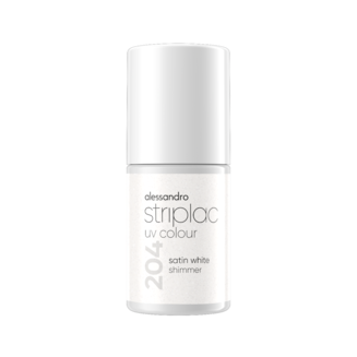 Striplac UV Colour 204 Satin White Shimmer 6,5 ml