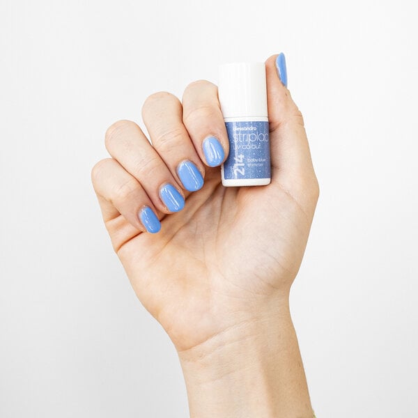 Alessandro Striplac UV Colour 214 Baby Blue Shimmer 6,5 ml