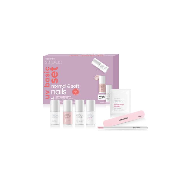 Alessandro Striplac UV Colour Basic set Normal & Soft nails