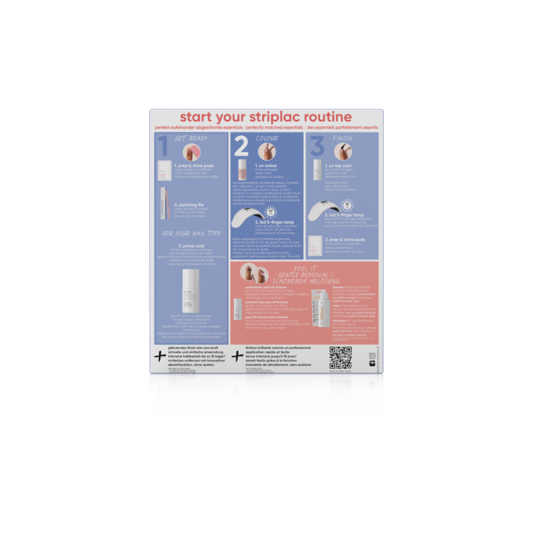 Alessandro Striplac UV Colour Starter-Set für normale und weiche Nägel – Komplettpaket mit allem, was du brauchst – geeignet für normale und weiche Nägel