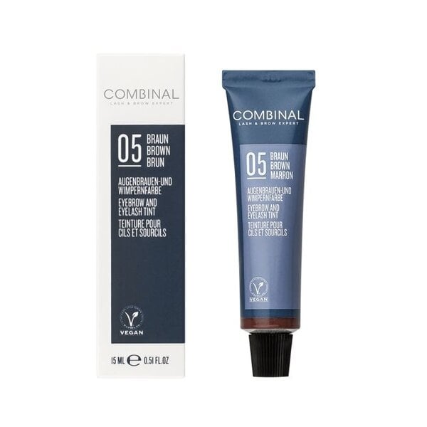 Combinal Combinal Wimpern- und Augenbrauenfarbe braun 15ml