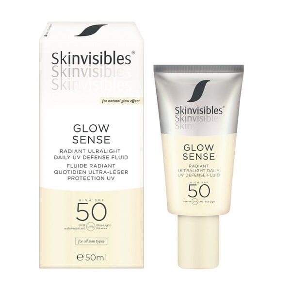 Skinvisibles Glow Sense SPF 50 Radiant 50 ml – Sonnencreme mit schönem Schimmer