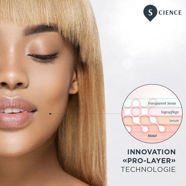 Skinvisibles Transparent Sense SPF 50 Regenerierung – Anti-Aging-Sonnenschutz ohne Tönung – für empfindliche Haut 50 ml