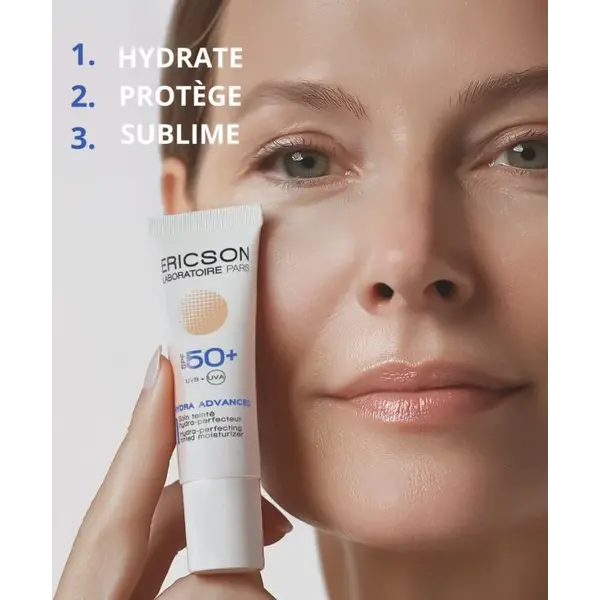 Ericson Laboratoire Hydra Advanced Hydra Perfecting SPF 50 - BB cream - hydraterend en beschermend voor ieder huidtype - 30ml