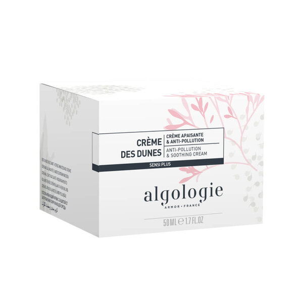 Algologie Des Dunes Anti Pollution & soothing cream  - heerlijk verzachtende creme voor de meest gevoelige huid 50ml
