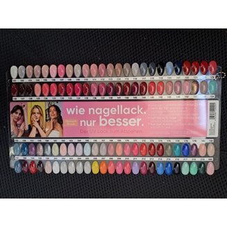 Striplac Nagellack-Farbkarte, 1 Stück