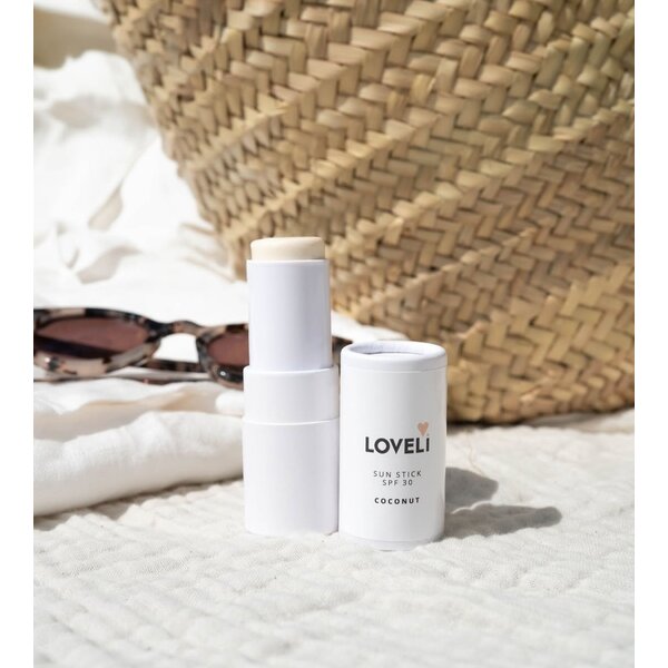 Loveli Sonnenschutz-Stick LSF 30 Kokosnuss  14 ml natürlicher Sonnenschutz-Stick
