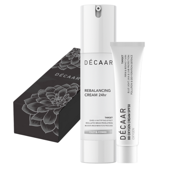Decaar  Rebalancing Cream 24H  met mini BB cream Nude