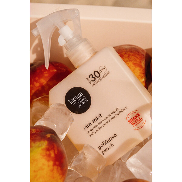 LAOUTA NATURAL  PRODUCTS Sun mist zonnebrand SPF 30 Peach  - zonnebran spray - 200ml