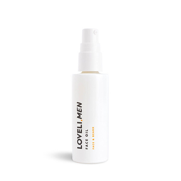 Loveli Men Face & Beard Oil – pflegendes Haut- und Bartöl in einer 30-ml-Flasche