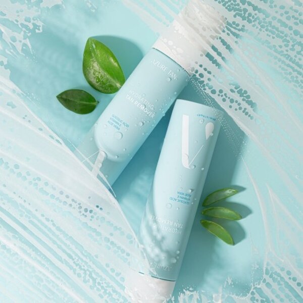 Azure Tan Selftanning DUO Hydrating Tan remover - voordeel set voor het verwijderen van oude zelfbruiner 200ml