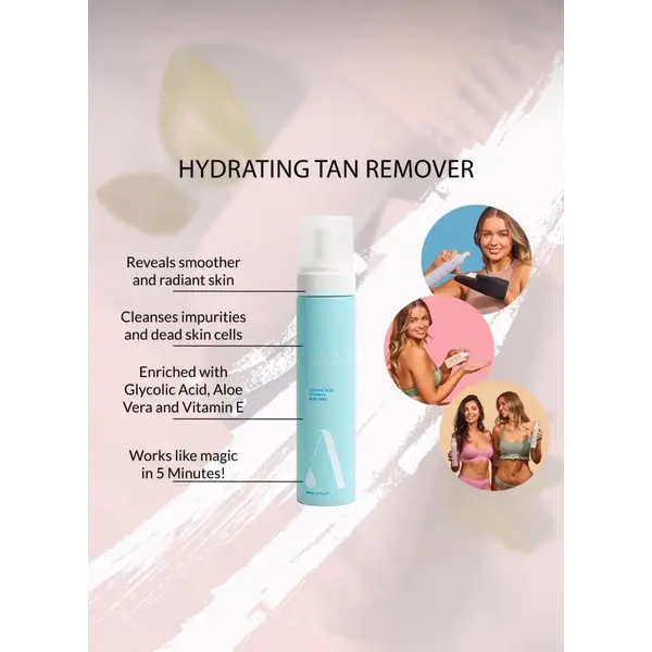 Azure Tan Selftanning Hydrating Tan remover - verwijderen van oude zelfbuiner mousse 200ml
