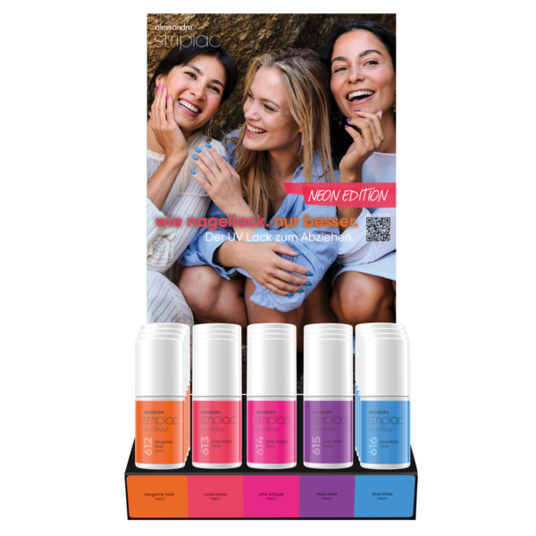 Alessandro Striplac UV Colour 612  Neon Tangerine Twist 6.5ml