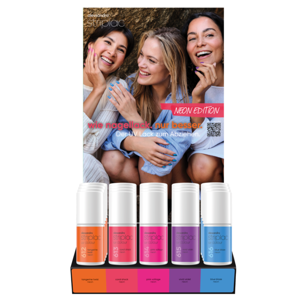 Alessandro Striplac UV Colour 614  Neon Pink Voltage 6,5 ml