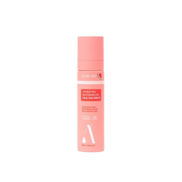 Azure Tan Selftanning Hydrating Watermelon Face Tan Spritz – erfrischendes Selbstbräunungsspray, 100 ml