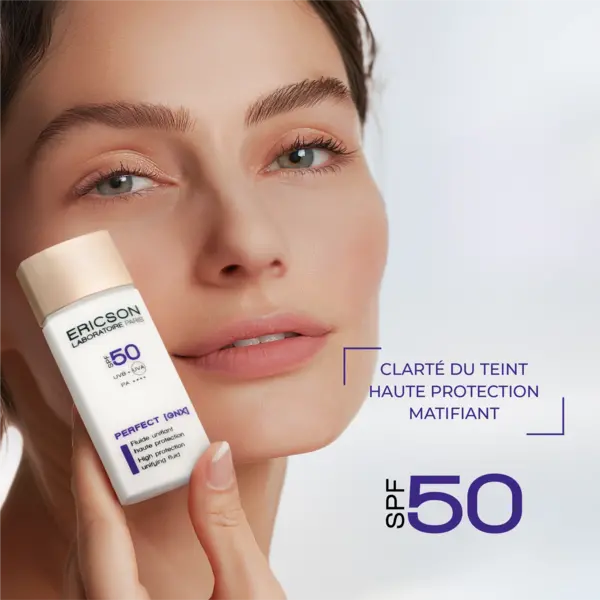 Ericson Laboratoire Perfect GNX High Protection Unifying Fluid LSF 50 – schützendes Fluid, das die Entstehung von Pigmentflecken mindert – 50 ml