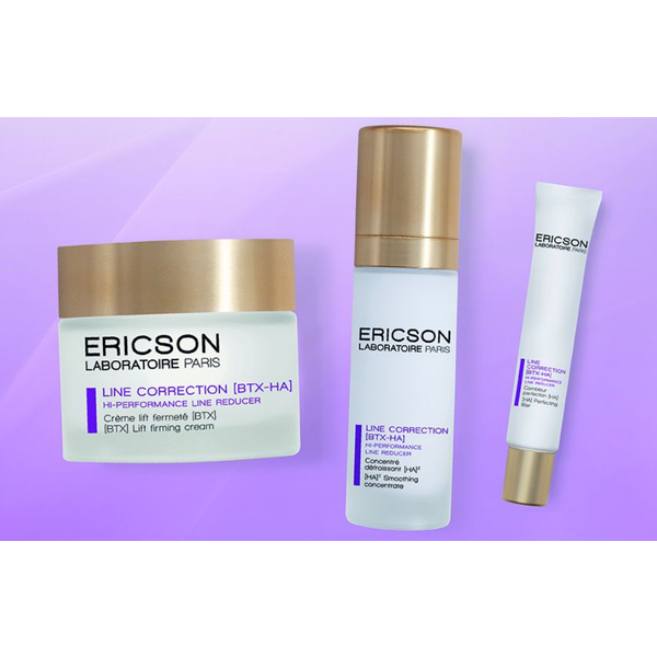 Ericson Laboratoire Line Correction (BTX) Trio  serum + creme + filler - met deze voordeel set heb je geen last meer van rimpeltjes en huidverslapping