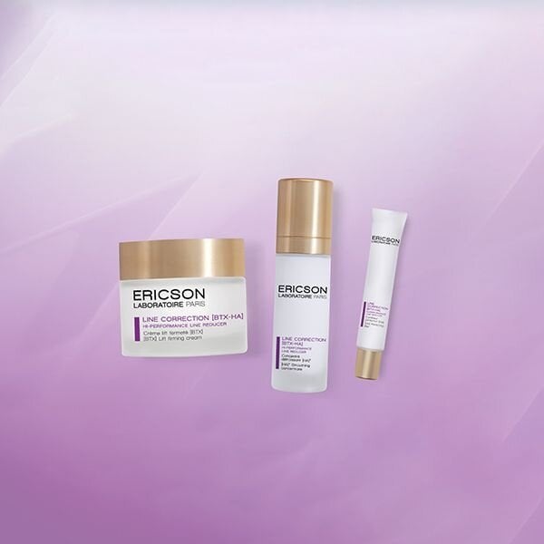 Ericson Laboratoire Line Correction (BTX) Trio – Serum + Creme + Filler – Mit diesem Vorteilsset gehören Fältchen und Hauterschlaffung der Vergangenheit an