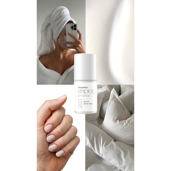 Alessandro Striplac UV Colour 201 French White Milky 6,5 ml