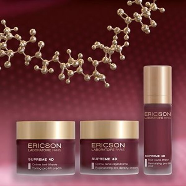 Ericson Laboratoire Supreme 4D Trio Serum + dag + nachtcreme - dit is echt de beste verzorgingset voor een rijpere huid. Het is de investering meer dan waard