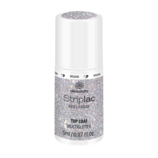 Striplac topcoat Multi glitter 5ml