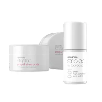 Striplac Basic-Vorteilsset: Topcoat + Reinigungspads