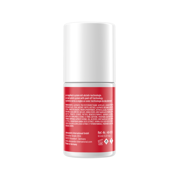 Alessandro Striplac Colour & glow - leuke set met een glanzende topcoat en een roze en rode Striplac kleur -  helemaal trendy op dit moment - 3st