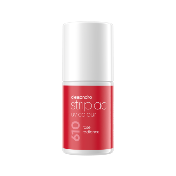 Alessandro Striplac Colour & glow - leuke set met een glanzende topcoat en een roze en rode Striplac kleur -  helemaal trendy op dit moment - 3st