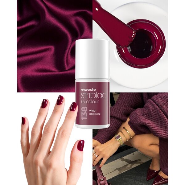 Alessandro Striplac UV Colour 138 Wine and Soul 6.5ml