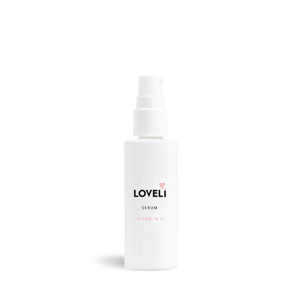 Loveli Vitamin-C-Serum  – Gesichtsserum, das der Haut einen enormen Energieschub verleiht – lässt matte, müde Haut wieder strahlen 30 ml