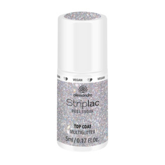 Striplac topcoat goldglitter 5ml
