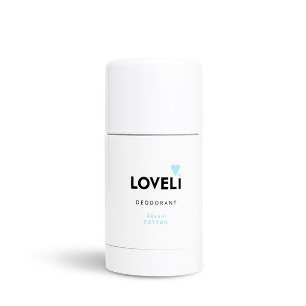Loveli Deodorant  Fresh Cotton met zink  75ml   zonder aluminium