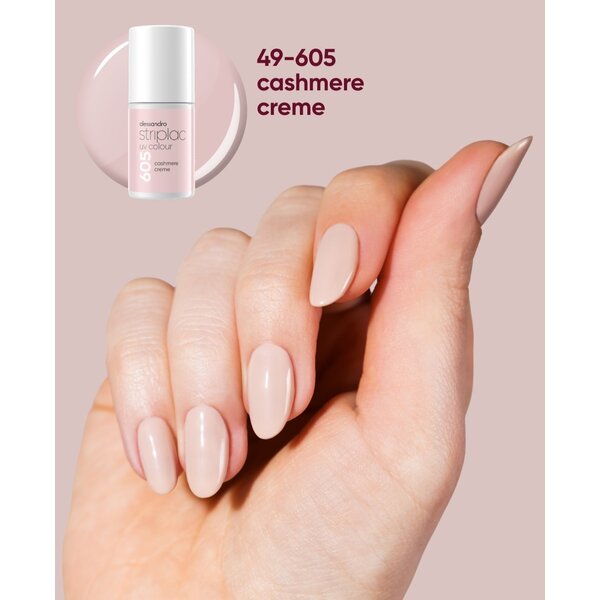 Alessandro Striplac UV Colour  Velvet Luxe 605 Cashmere creme 6.5ml