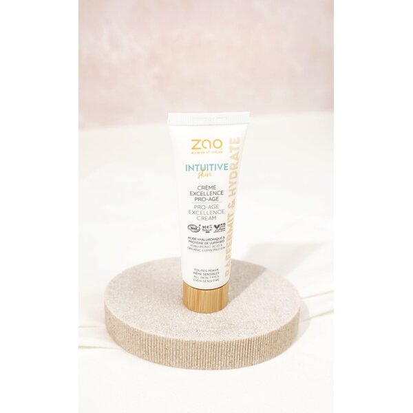 ZAO Skincare & Make-up  Intuitive Creme Excellence Pro Age - gezichtsverzorging voor de rijpere huid - 100% natuurlijke ingredienten   50ml