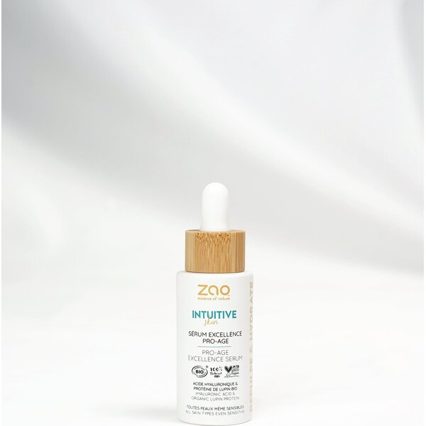 ZAO Skincare & Make-up  Intuitive Excellence Pro age Serum - gezichtsserum voor de rijpere huid met enkel natuurlijke ingredienten  30ml