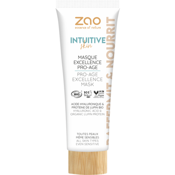 ZAO Skincare & Make-up  Intuitive Excellence Pro age mask - gezichtsmasker voor de rijpere huid om huidveroudering te verminderen 50ml