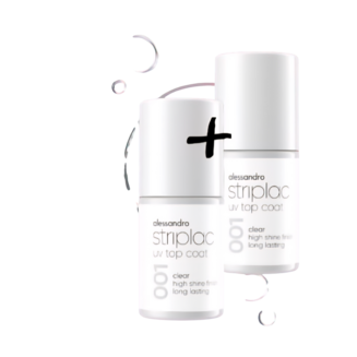 Striplac  topcoat 2x6.5ml Gel Nagellak duo