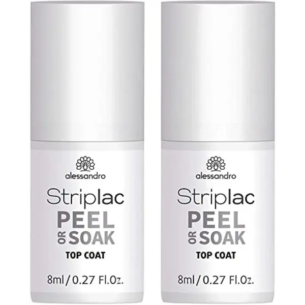 Alessandro Striplac  topcoat 6.5ml Gel Nagellak duo voordeelset